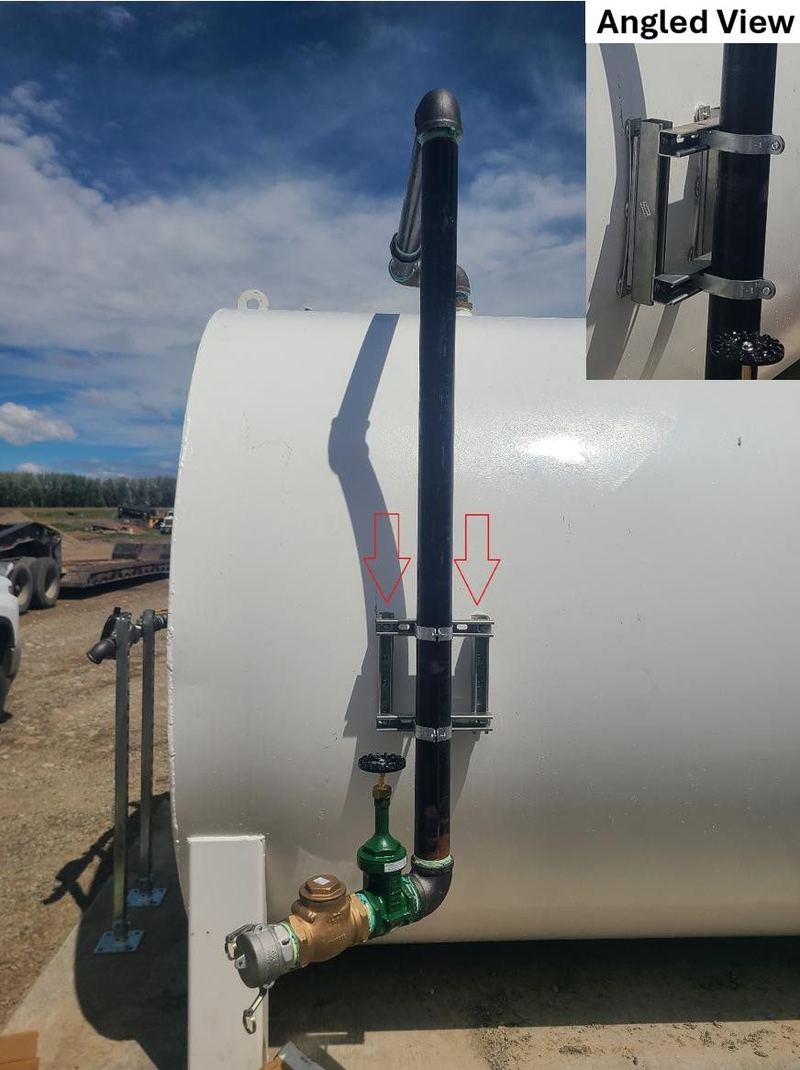 3 Inch Tank Fill with 2 12-3JB-AL-Z